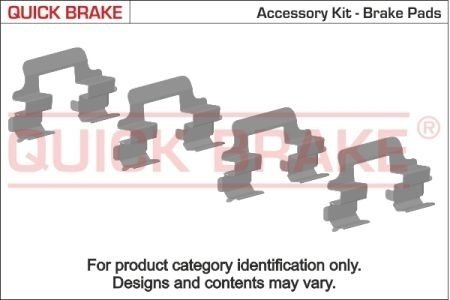Пружина колодок зад диск STF NEW 58246-4D500 QUICKBRAKE 109-1717 (фото 1)
