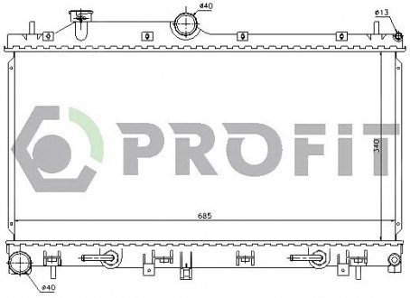 Радіатор охолоджування PROFIT PR 2910A2 (фото 1)