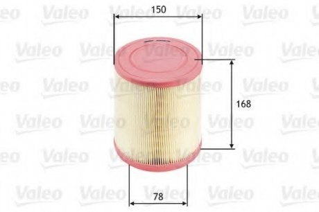 Фильтр воздушный (круглый) Valeo 585676 (фото 1)