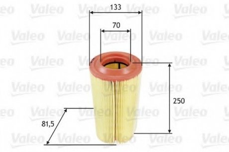 Фильтр воздушный (круглий) Valeo 585649 (фото 1)