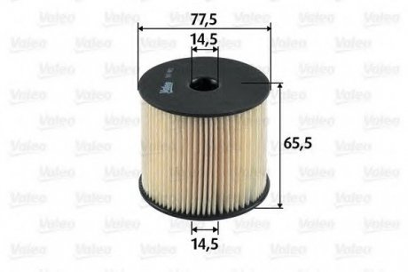 Фильтр топливный (вставка) Valeo 587903 (фото 1)