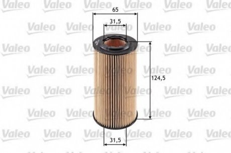 Фильтр масляный (вставка) Valeo 586541 (фото 1)