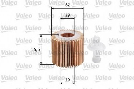 Фильтр масляный (вставка) Valeo 586583 (фото 1)