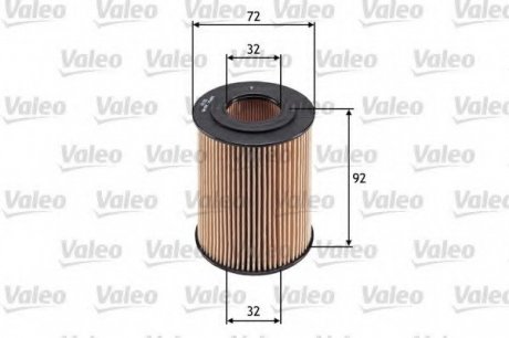 Фильтр масляный (вставка) Valeo 586568 (фото 1)