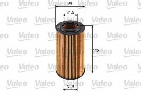 Фильтр масляный (вставка) Valeo 586556 (фото 1)