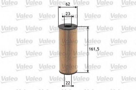 Фильтр масляный (вставка) Valeo 586517 (фото 1)