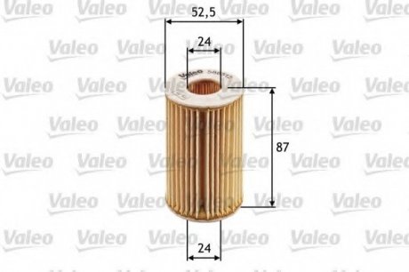 Фильтр масляный (вставка) Valeo 586512 (фото 1)