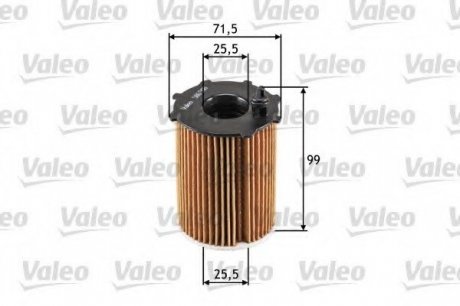 Фильтр масляный (вставка) Valeo 586500 (фото 1)