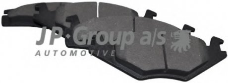 Комплект тормозных колодок, дисковый тормоз JP GROUP 1163600510 (фото 1)