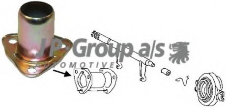 Направляюча гільза зчеплення Audi 100/VW Passat/VW Transporter 76- JP GROUP 8130300100 (фото 1)