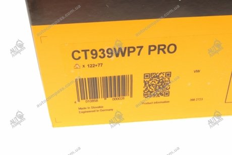 Ременной комплект ГРМ с помпой Contitech CT939WP7PRO