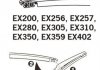 Щетка стеклоочистителя каркасная задняя 300mm (12\\) ExactFit Rear Hyundai I-20, Mazda 5,6, Ssangyong Kyron (EX305B) TRICO EX305 (фото 4)
