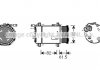Компрессор кондиционера AUDI, SEAT, SKODA, VW VWAK220 (AVA) AVA COOLING VNAK220 (фото 3)