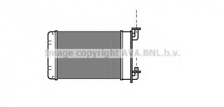 Радиатор отопителя BMW E30, Z1 88- 316->325 (Ava) AVA COOLING BW6022 (фото 1)