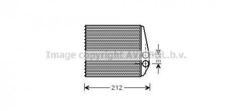 Радиатор отопителя OPEL (AVA) AVA COOLING OLA6354 (фото 1)
