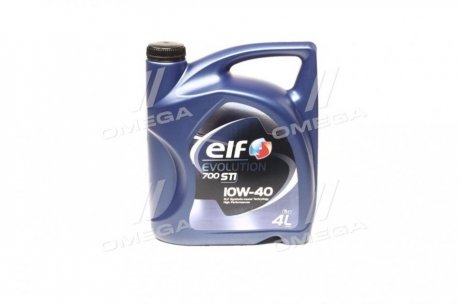 EVOLUTION 700 STI 10W40 4L (x4) ELF 201552 (фото 1)
