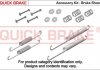 Монтажний к-кт гальмівних колодок QUICKBRAKE 105-0889 (фото 2)