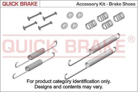 Монтажний к-кт гальмівних колодок QUICKBRAKE 105-0026 (фото 1)