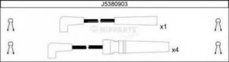 Комплект кабелів високовольтних NIPPARTS J5380903 (фото 1)
