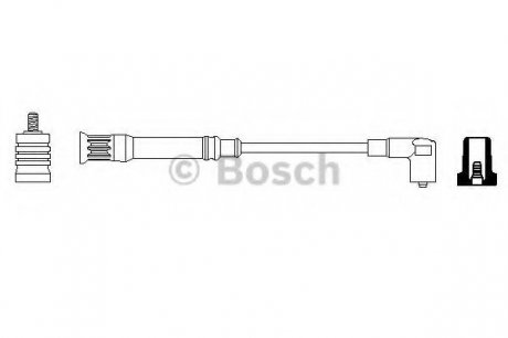 Комплект кабелів високовольтних Bosch 0356912940 (фото 1)