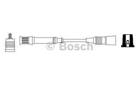 Комплект кабелів високовольтних Bosch 0356912898 (фото 1)