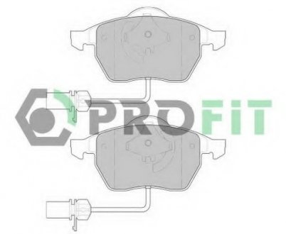 Колодки дискового тормоза PROFIT 5000-1323 (фото 1)