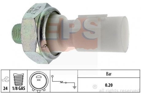 Датчик тиску масла Kia Ceed 1.0T-GDI/1.4MPI 15-/Picanto 1.1 09-/Rio 1.4 17- EPS 1.800.182 (фото 1)