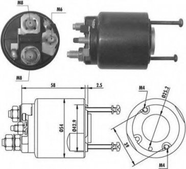 Реле втягуюче Magneti Marelli AME0064 (фото 1)