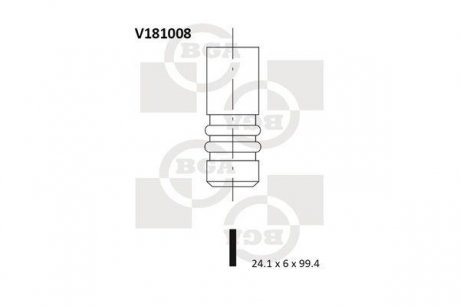 Клапан двигуна BGA V181008 (фото 1)