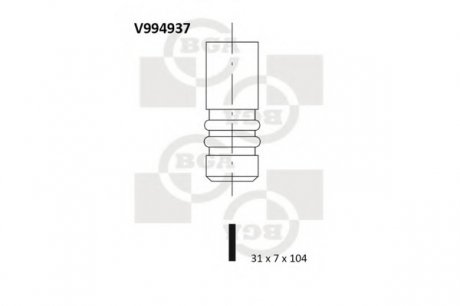 Клапан BGA V994937 (фото 1)