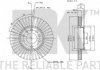 Диск тормозной передний NK 203645 (фото 2)