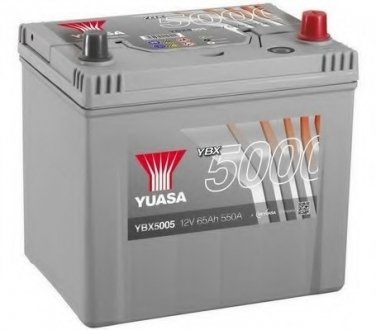 12V 65Ah Silver High Performance Battery Japan (0) Пусковий струм 550 (EN) Габарити 232х175х225 Yuasa YBX5005 (фото 1)