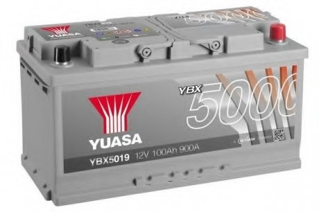 12V 100Ah Silver High Performance Battery (0) Пусковий струм 900 (EN) Габарити 353х175х190 Yuasa YBX5019 (фото 1)