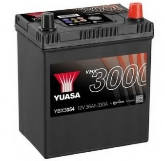 12V 36Ah SMF Battery Japan (0) Пусковий струм 330 (EN) Габарити 187х127х223 Yuasa YBX3054