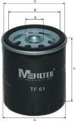 Фильтр масляный Citroen M-Filter TF61 (фото 1)