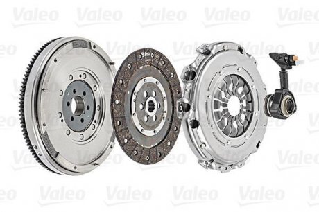 Маховик та к-кт зчеплення Ford Focus 1.6 TDCi 03-1 Valeo 837305 (фото 1)