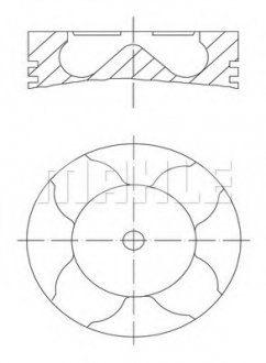 A_Поршень AUDI Mahle 0334112 (фото 1)