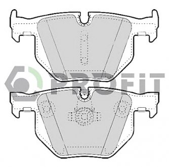 Колодки гальмівні дискові PROFIT 5000-1748 (фото 1)