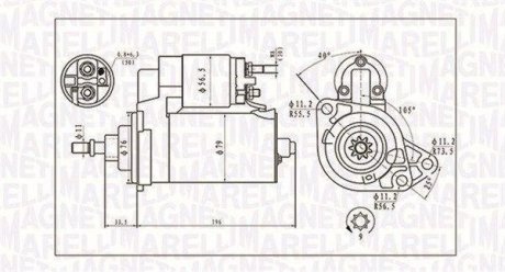 Стартер Magneti Marelli 063720295010 (фото 1)