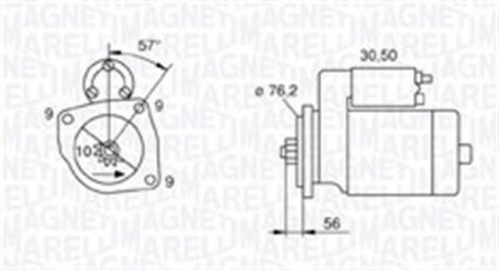 Стартер Magneti Marelli 063720801010 (фото 1)