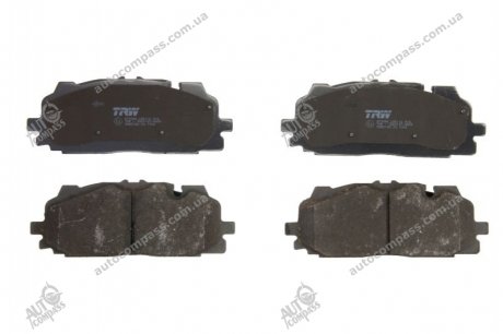 Комплект тормозных колодок, дисковый тормоз TRW GDB2158 (фото 1)