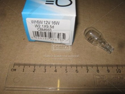 Лампа накаливания WY16W 12V W2.1X9.5D Champion CBM55S (фото 1)