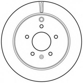 Диск тормозной Jurid 562670JC