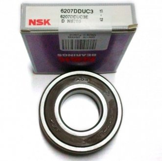 Подшипник шарик. 35*72*17 (япония) NSK 6207DDUC3E (фото 1)