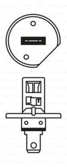 Лампа___ h1 ultra white 4200k блистер - кратн. 20 шт Bosch 1987301088 (фото 1)