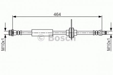 ТОРМОЗНОЙ Шланг Bosch 1987481702 (фото 1)