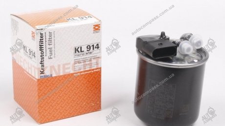 Фильтр топливный MB SPRINTER II, VITO II 09- (-MAHLE) KNECHT KL914 (фото 1)