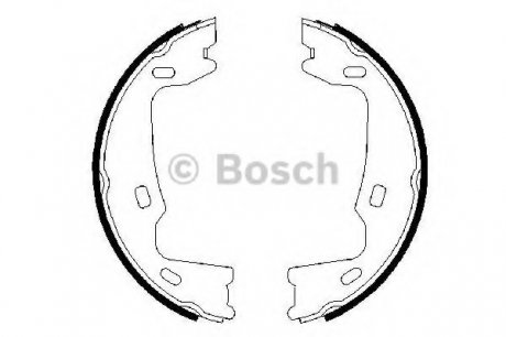 Тормозные колодки барабанные Bosch 0986487214 (фото 1)