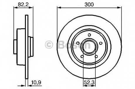 Тормозной диск Bosch 0986478971 (фото 1)