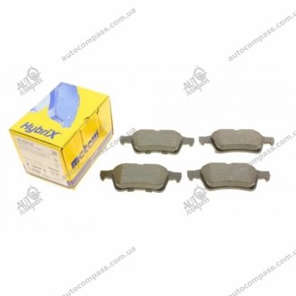 Комплект гальмівних колодок з 4 шт. дисків Metelli 22-0337-0